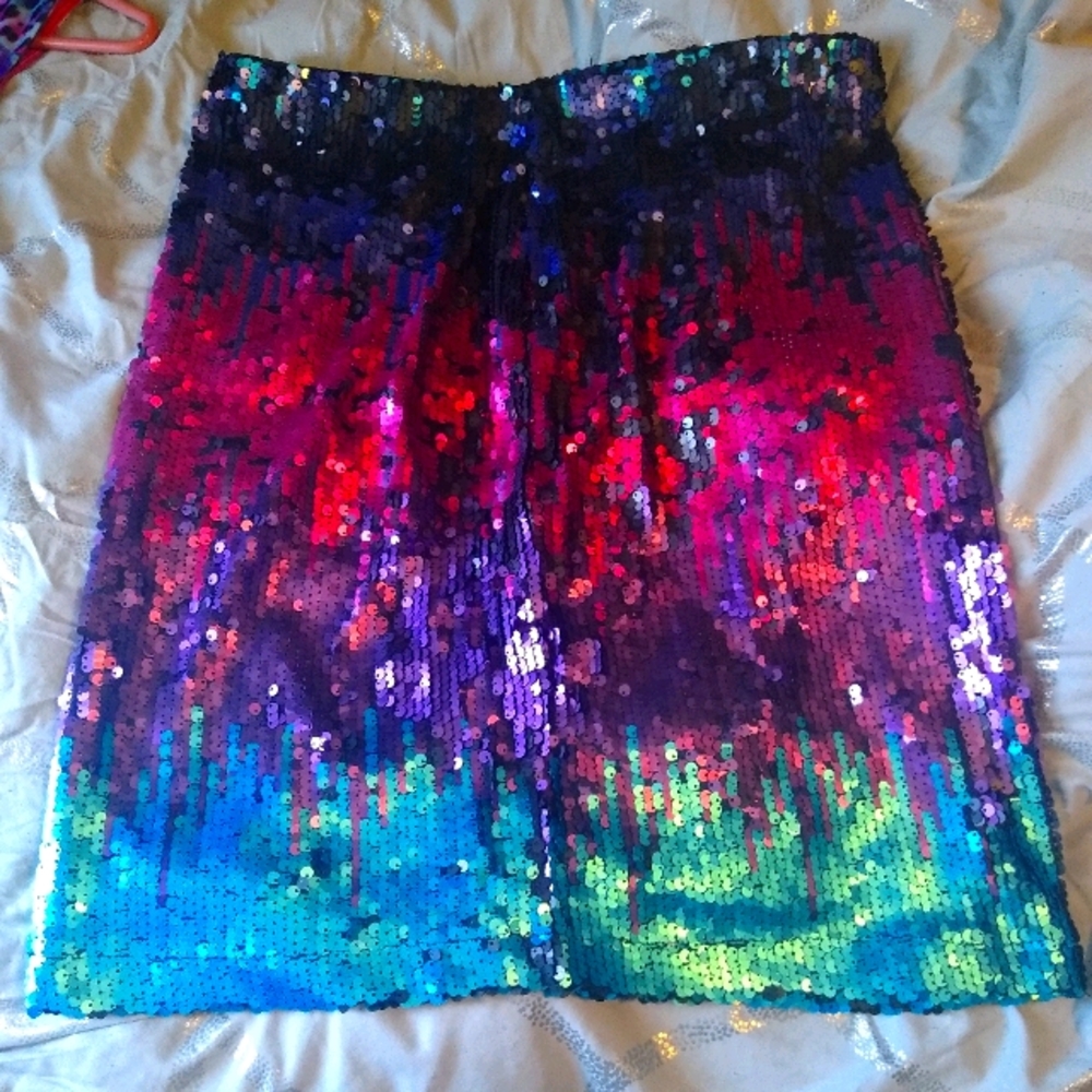 Sequin skirt